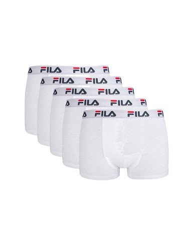 FILA -Pack 5 Boxer Fila Fu5016/5 300 Blanco