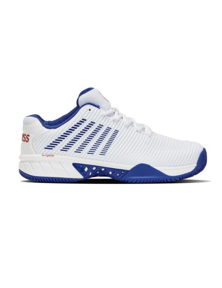 K SWISS -Kswiss Hypercourt Express 2 Hb Branco Azul K SWISS -Kswiss Hypercourt Express 2 Hb Branco Azul