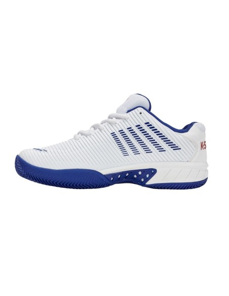 K SWISS -Kswiss Hypercourt Express 2 Hb Branco Azul K SWISS -Kswiss Hypercourt Express 2 Hb Branco Azul