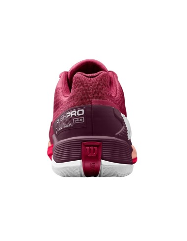 WILSON -Zapatillas Wilson Rush Pro 4.0 W Clay Wrs330750 Mujer