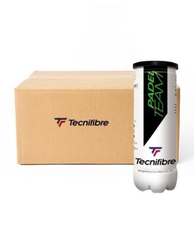 TECNIFIBRE -Box of 24 Cans of 3 Balls Tecnifibre Padel Team