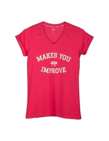 Nox -Camiseta Nox Básica Nox Rosa Mulher T18mcabnro