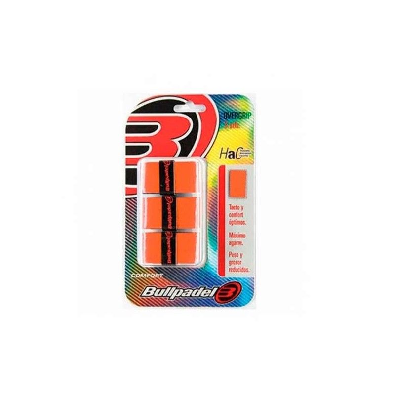 Bullpadel -Tripack Bullpadel GB 1200 Laranja Fluorescente